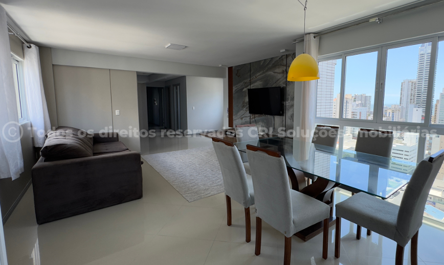 Apartamento Mobiliado com 03 dormitórios no Edifício Yverdon em Balneário Camboriú