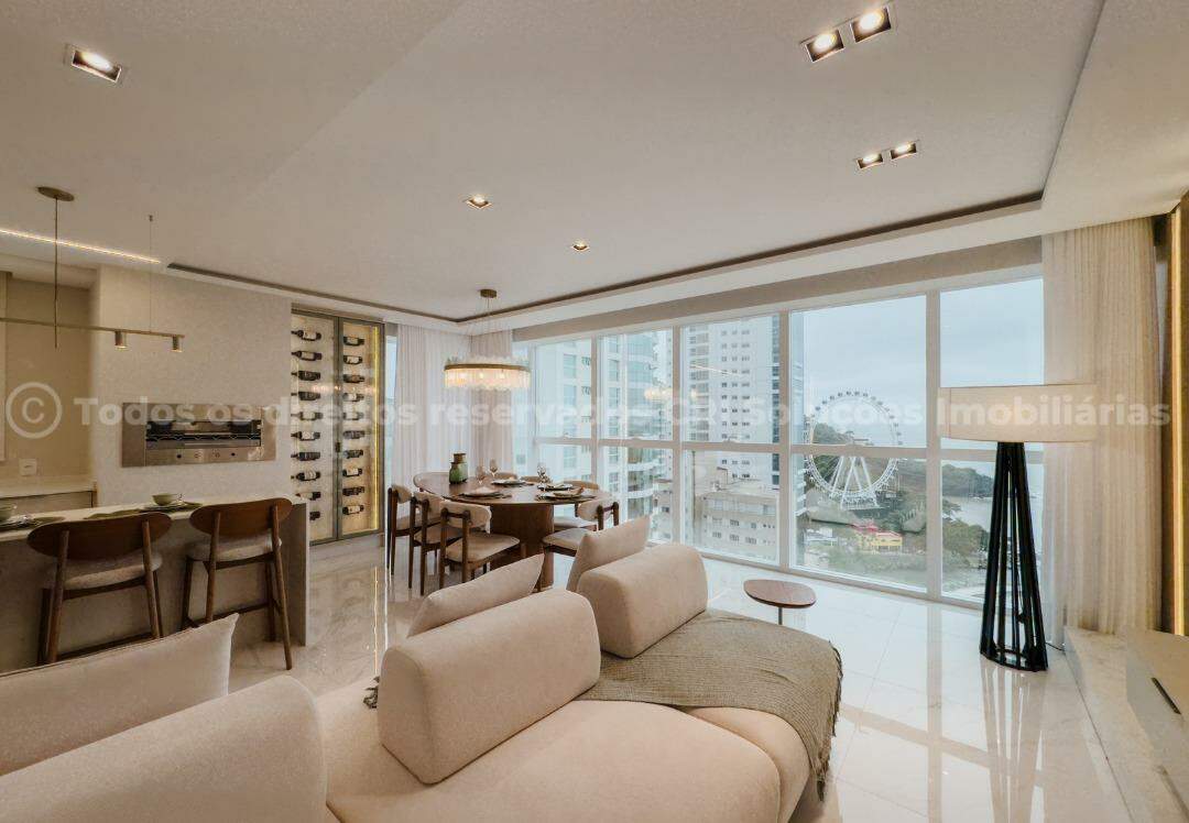 Apartamento de 4 suítes no Skyline Tower na Barra Norte, Balneário Camboriú
