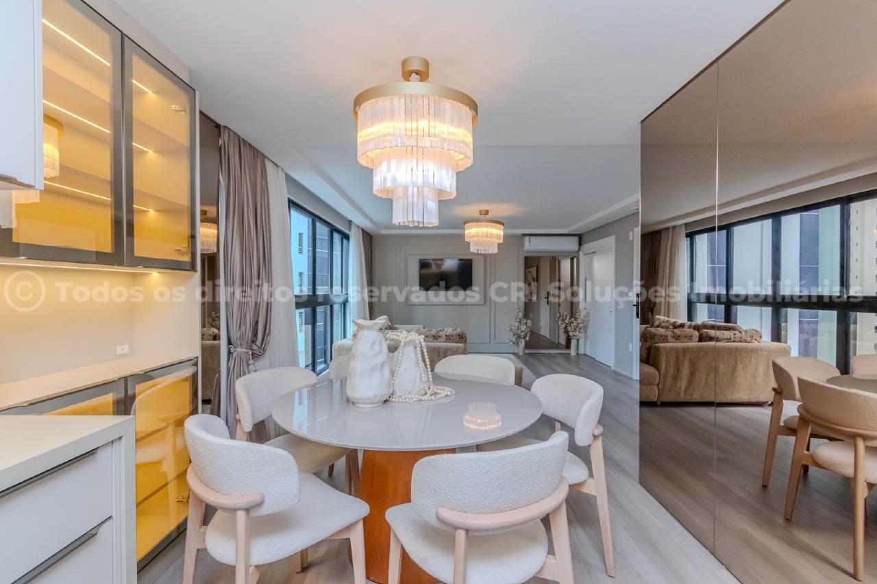 Edifício Sauer Residence – Apartamento Mobiliado com 112 m², Vista para o Mar e 3 Suítes