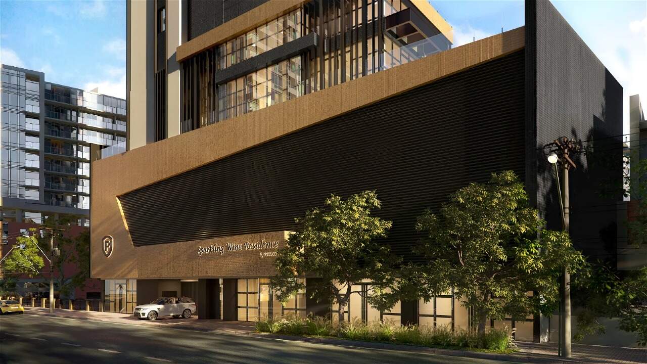 Apartamento na Planta com 04 suítes á venda no Edifício Sparkling Wine Residence em Balneário Camboriú