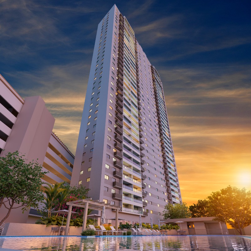 Apartamento à venda no Campo Grande: Fachada 