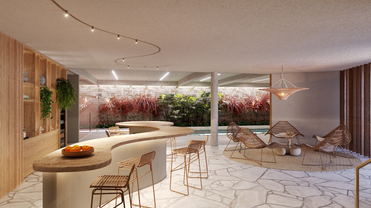 Casa 4 quartos ( 4 suítes ) para à venda em Carneiros - Tamandaré - Paratiisi Carneiros - CTI imobiliaria: Lounge Bar