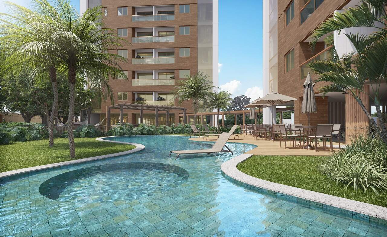 Apartamento 3 quartos ( 2 suítes ) para à venda em Casa Forte - Recife - Casa do Poço - CTI imobiliaria: Piscina