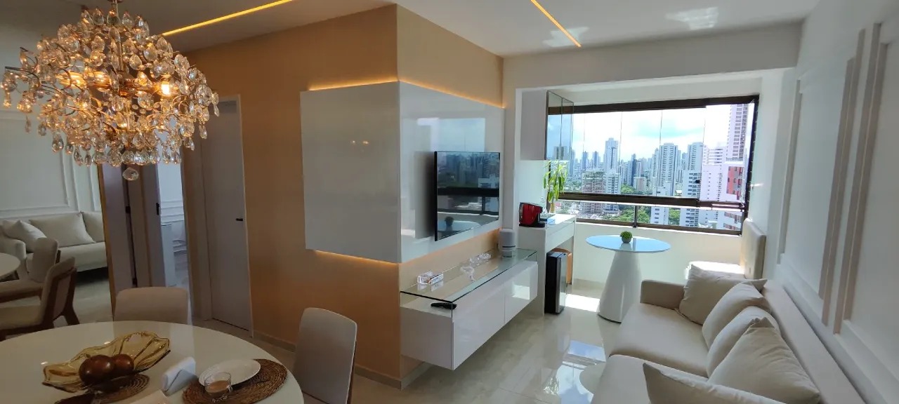 Apartamento 2 quartos ( 1 suíte ) para à venda em Casa Amarela - Recife - Morada Nereu Guerra - CTI imobiliaria: Sala - decorado