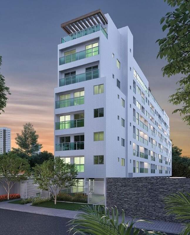 Apartamento 1 quarto ( ) para à venda em Graças - Recife - Solar Clarice Lispector - CTI imobiliaria: Fachada 