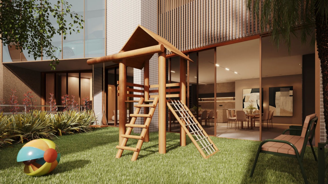 Apartamento 3 quartos ( 1 suíte ) para à venda em Encruzilhada - Recife - Edifício Porto Firenze - CTI imobiliaria: Playground 