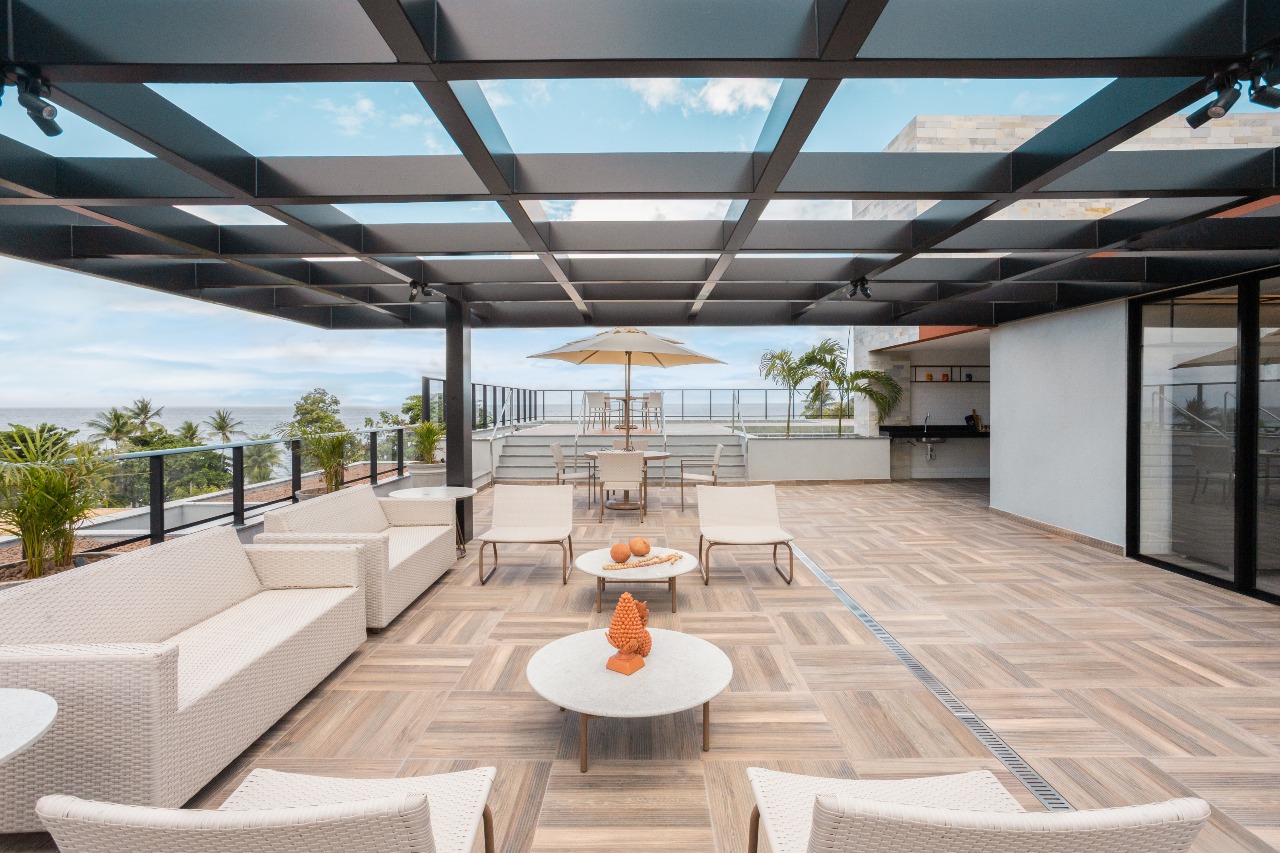 Apartamento 1 quarto ( ) para à venda em mar de campas - Tamandaré - Mar de Campas Beach Flat - CTI imobiliaria: Gazebo