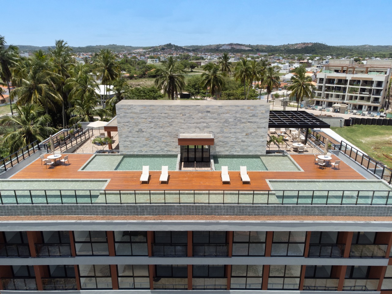 Apartamento 1 quarto ( ) para à venda em mar de campas - Tamandaré - Mar de Campas Beach Flat - CTI imobiliaria: Rooftop