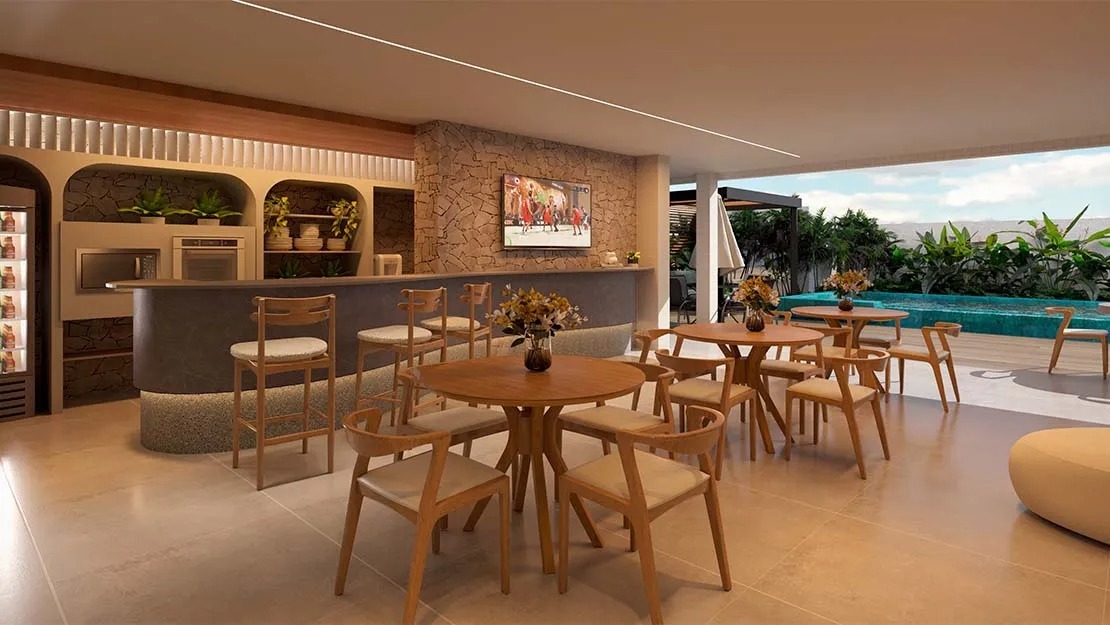 Apartamento 2 quartos ( 1 suíte ) para à venda em Rosarinho - Recife - Rosarinho Prince Vanguard - CTI imobiliaria: Terraço Gourmet