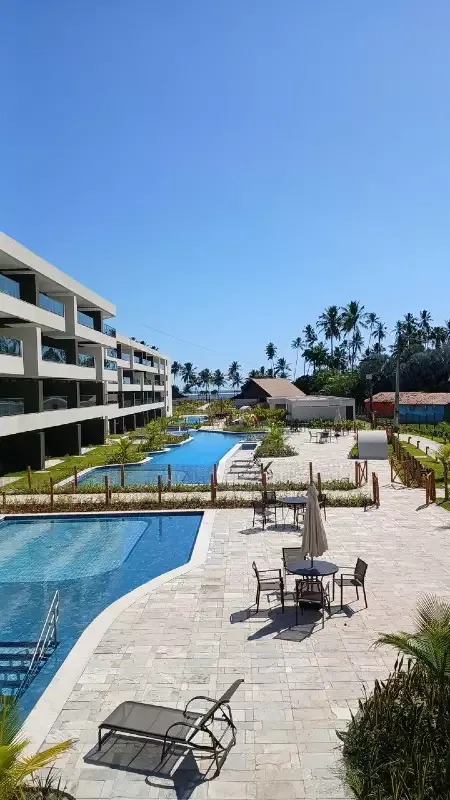 Studio 1 quarto ( ) para à venda em Carneiros - Tamandaré - Galápagos Beach Residence - CTI imobiliaria: Visão aérea 