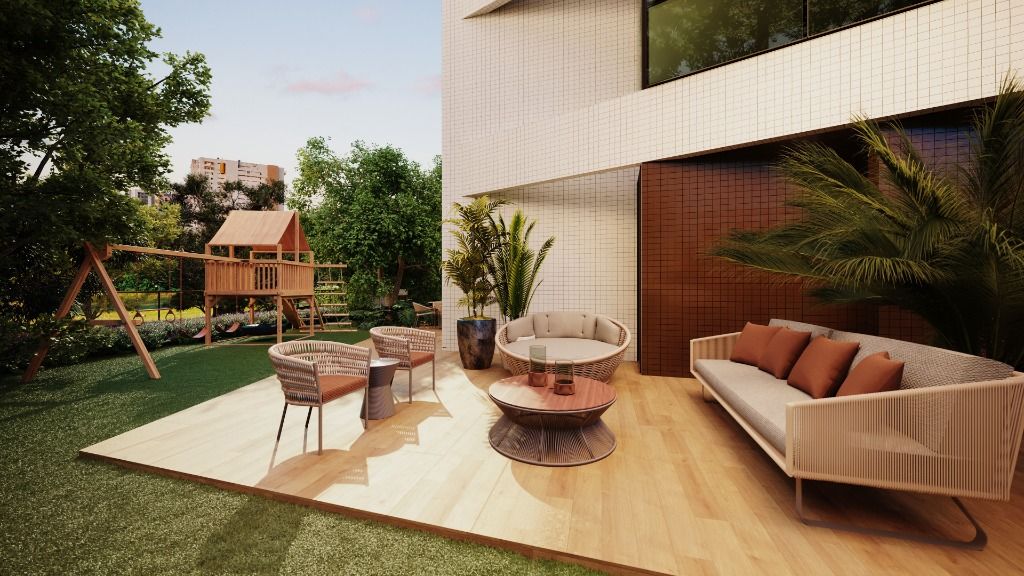 Apartamento 4 quartos ( 2 suítes ) para à venda em Madalena - Recife - Terrazza Beira Rio - CTI imobiliaria: Terraço / playground