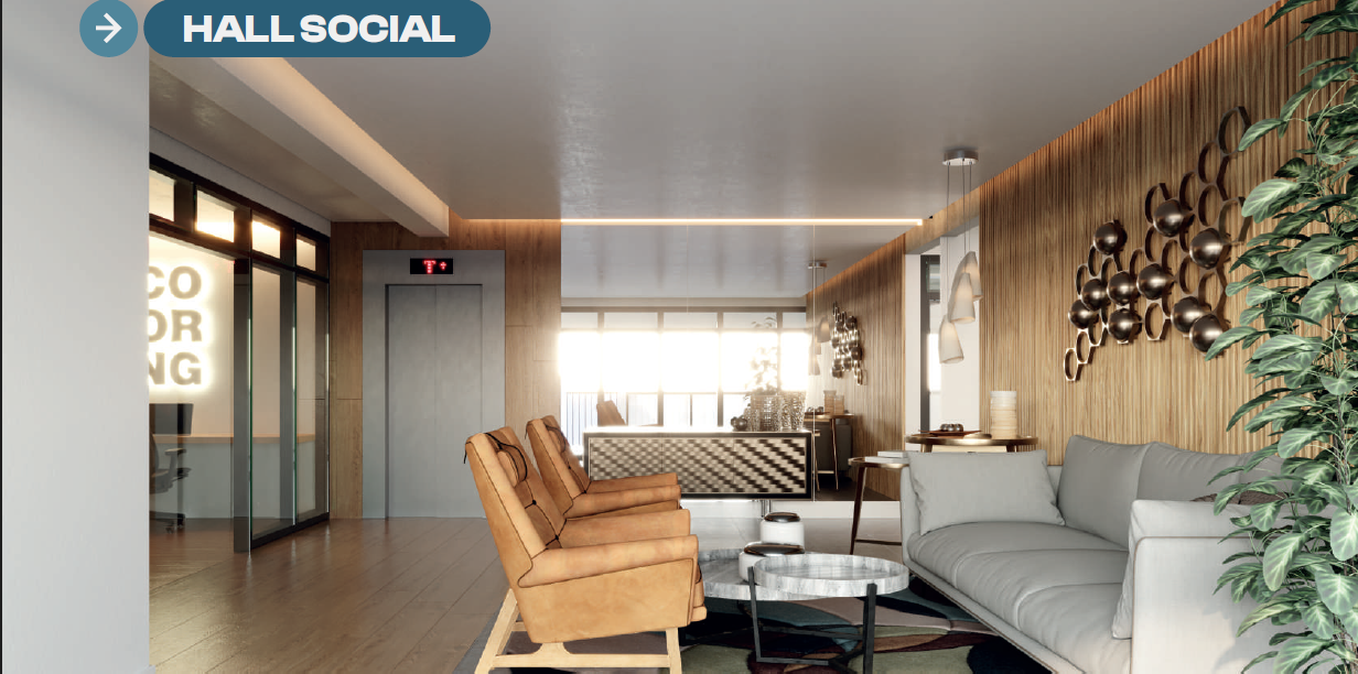 Apartamento 3 quartos ( 1 suíte ) para à venda em Encruzilhada - Recife - Edifício Luar do Norte - CTI imobiliaria: Hall social