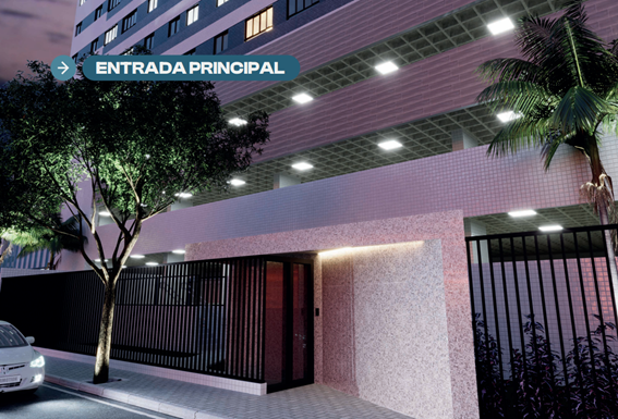 Apartamento 3 quartos ( 1 suíte ) para à venda em Encruzilhada - Recife - Edifício Luar do Norte - CTI imobiliaria: Entrada principal 