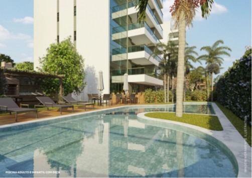 Apartamento 4 quartos ( 2 suítes ) para à venda em Apipucos - Recife - Terrazza Apipucos - CTI imobiliaria: Piscina com Deck 