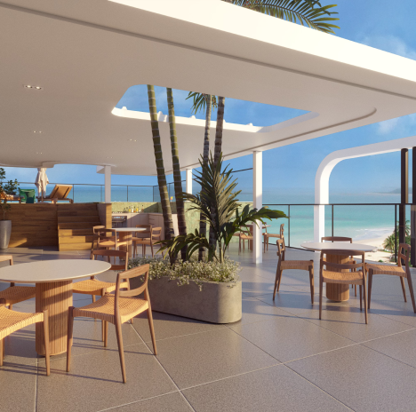 Studio à venda no Praia de Tamandaré: Rooftop