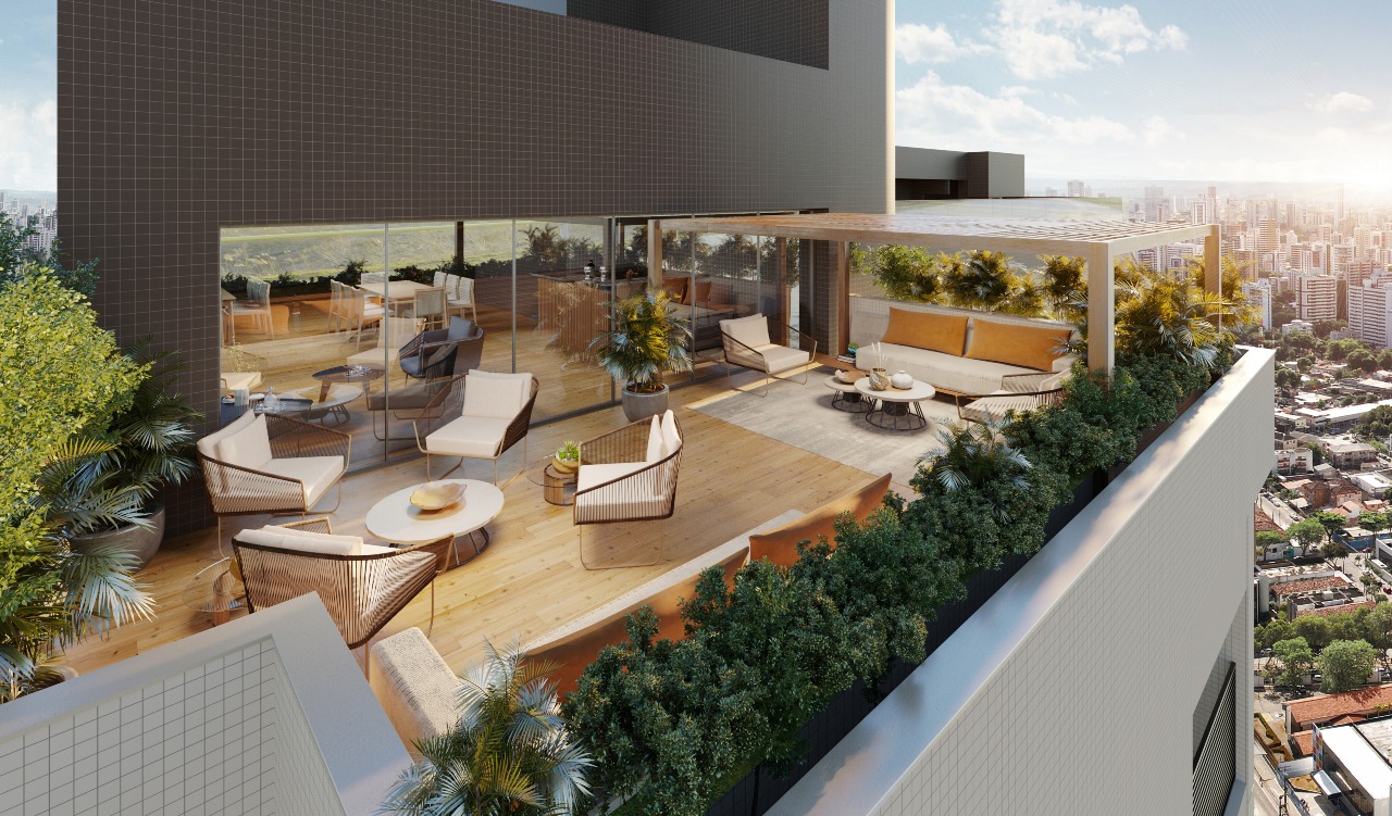 Apartamento 2 quartos ( 1 suíte ) para à venda em Torreão - Recife - Edifício Noêmia Paraíso - CTI imobiliaria: Varanda