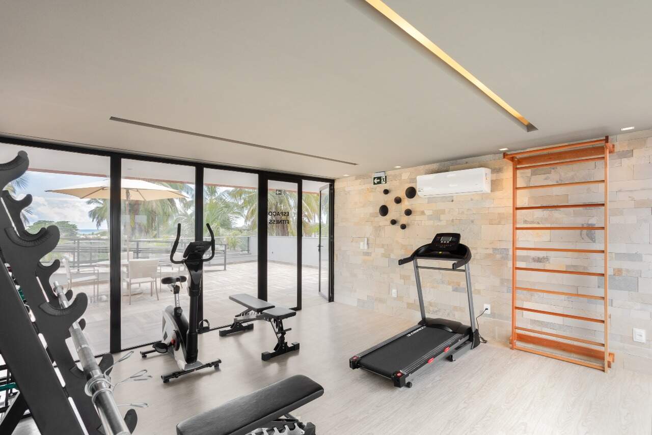 Apartamento 1 quarto ( ) para à venda em mar de campas - Tamandaré - Mar de Campas Beach Flat - CTI imobiliaria: Academia
