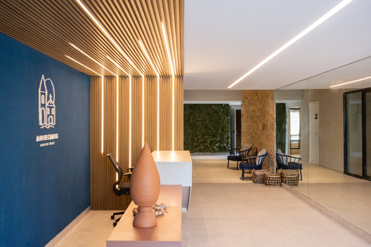 Studio 1 quarto ( ) para à venda em mar de campas - Tamandaré - Mar de Campas Beach Flat - CTI imobiliaria: Hall