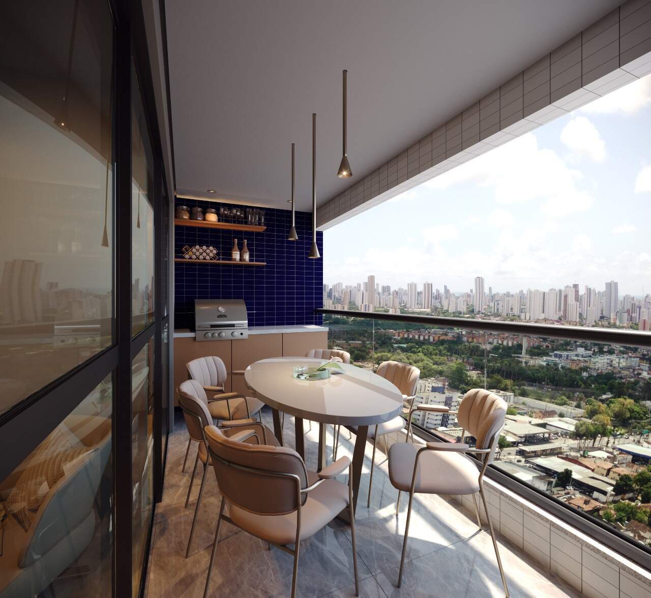 Apartamento 2 quartos ( 1 suíte ) para à venda em Cordeiro - Recife - Praça das Macieiras - CTI imobiliaria: varanda