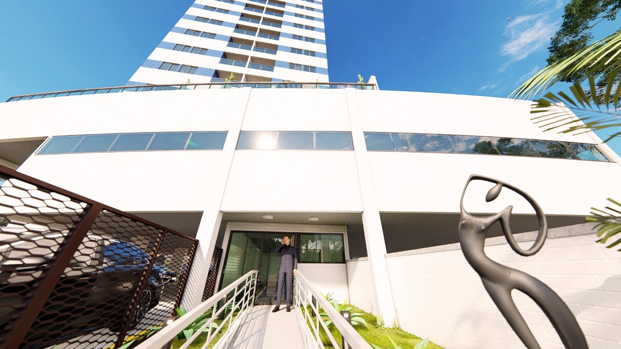 Apartamento 2 quartos ( 1 suíte ) para à venda em Hipódromo - Recife - Edf. Park Encruzilhada - CTI imobiliaria: Entrada principal 