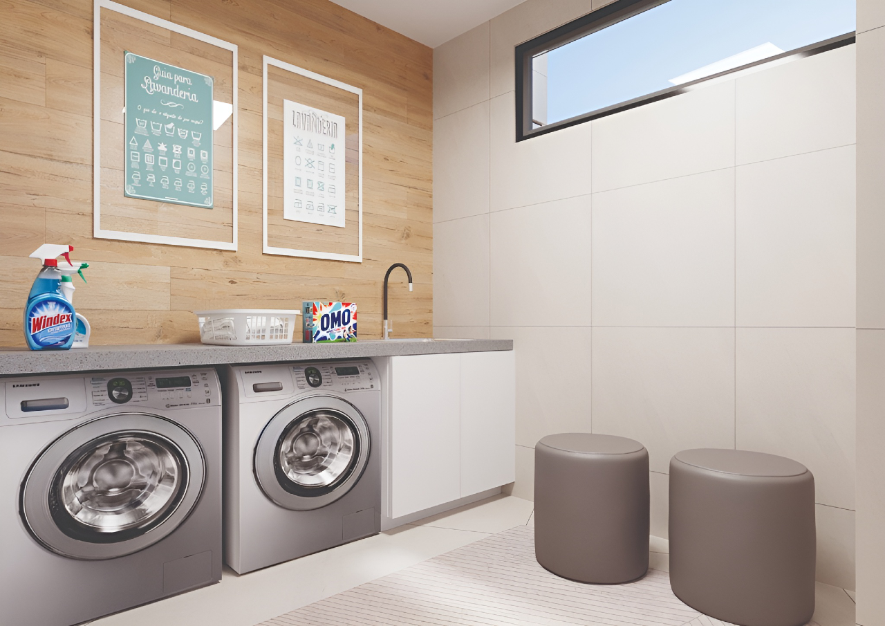 Apartamento 1 quarto ( ) para à venda em Várzea - Recife - Edf Raízes do Campus - CTI imobiliaria: Lavanderia