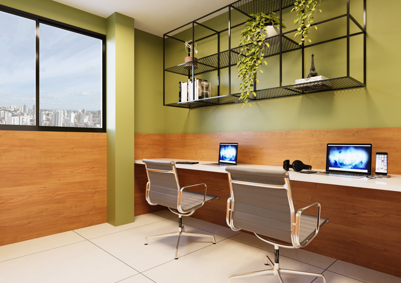 Apartamento 2 quartos ( 1 suíte ) para à venda em Várzea - Recife - Edf Raízes do Campus - CTI imobiliaria: Coworking