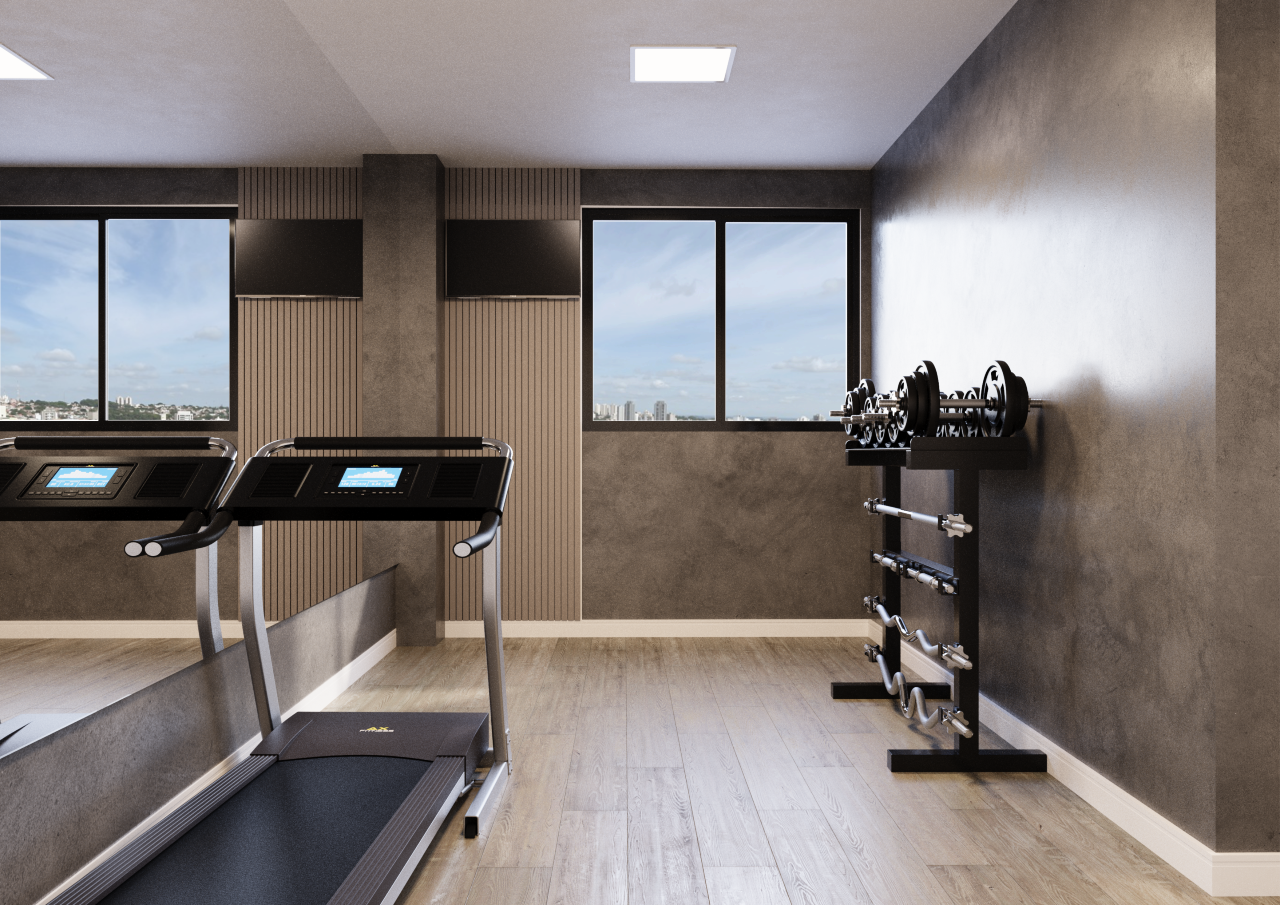 Apartamento 2 quartos ( 1 suíte ) para à venda em Várzea - Recife - Edf Raízes do Campus - CTI imobiliaria: Espaço Fitness