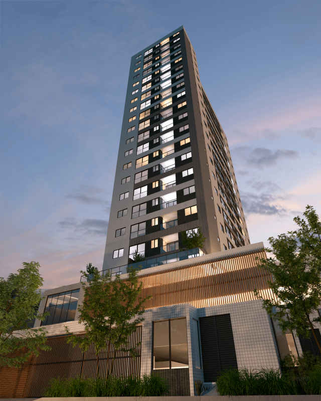 Studio 2 quartos ( 1 suíte ) para à venda em Casa Forte - Recife - Edf. Varandas de Casa Forte - CTI imobiliaria: Fachada 