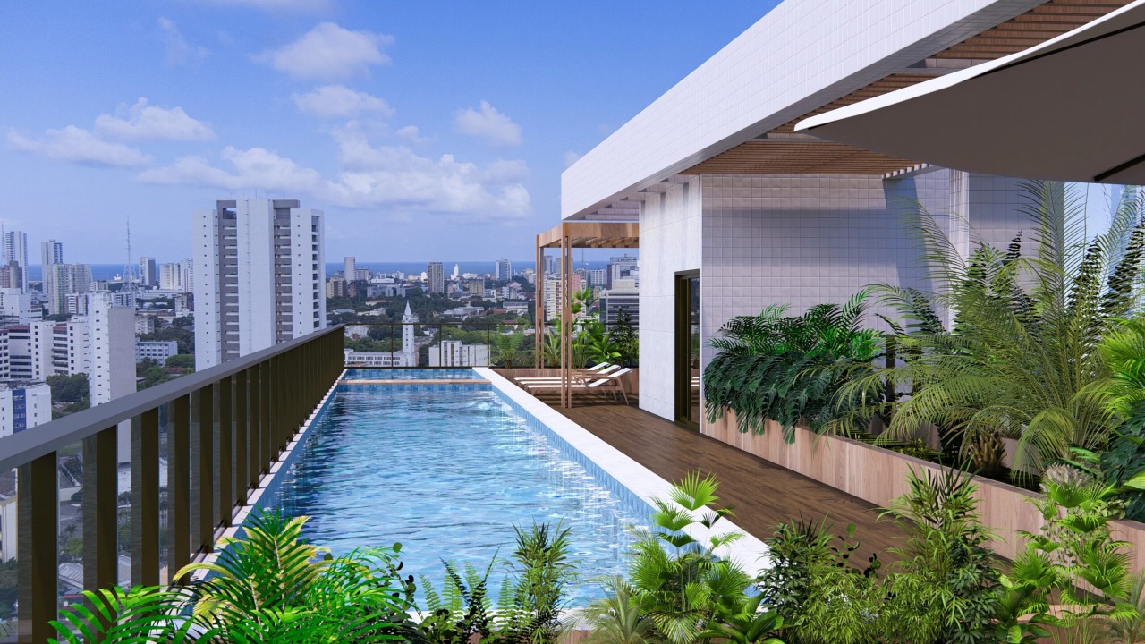 Apartamento 1 quarto ( ) para à venda em Soledade - Recife - Edf. Ária Boa Vista - CTI imobiliaria: Piscina adulto e infantil I Rooftop