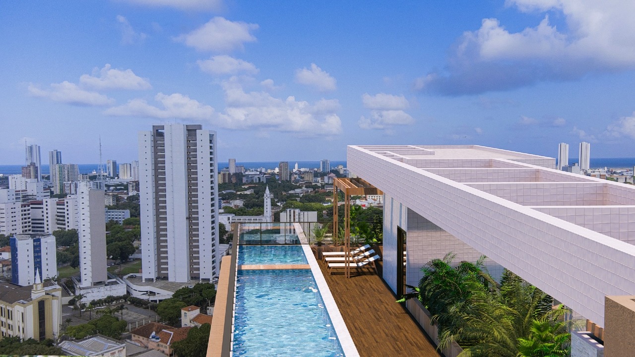 Apartamento 1 quarto ( ) para à venda em Soledade - Recife - Edf. Ária Boa Vista - CTI imobiliaria: Piscina adulto e infantil I Rooftop