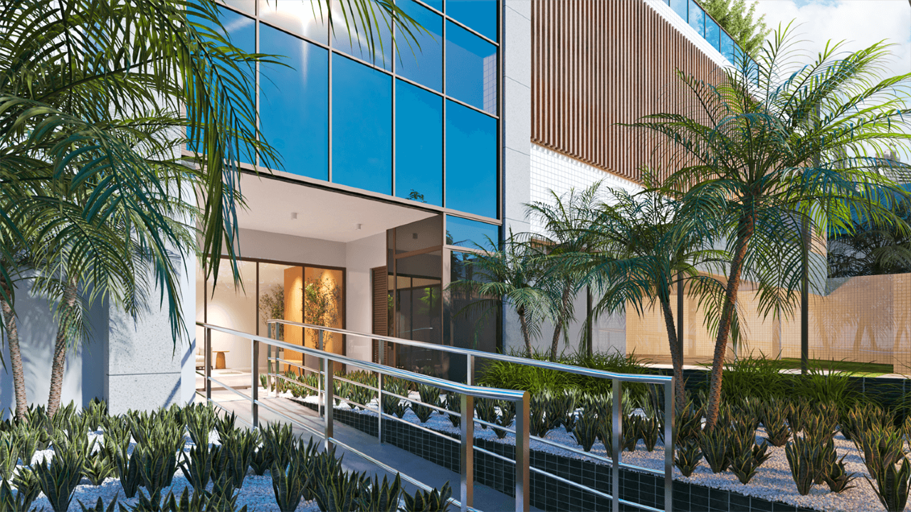 Studio 1 quarto ( ) para à venda em Casa Forte - Recife - Edf. Varandas de Casa Forte - CTI imobiliaria: Acesso pedestre