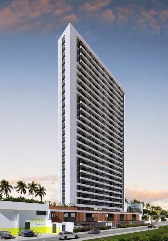 Apartamento 2 até 3 quartos ( 1 até 1 suítes ) para à venda em Madalena - Recife - Edf. Praça dos Jasmins - CTI imobiliaria: Fachada 