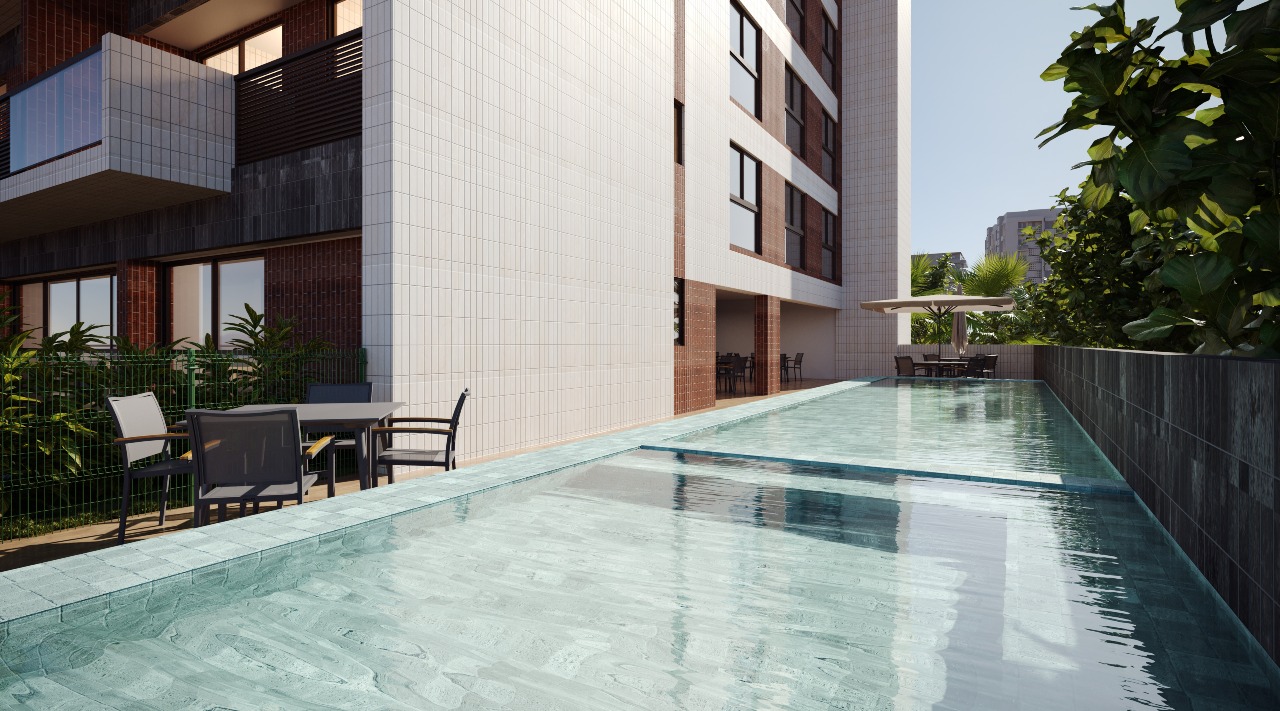 Flat 1 quarto ( ) para à venda em Cidade Universitária - Recife - Smart 100 Connect Living - CTI imobiliaria: piscina 