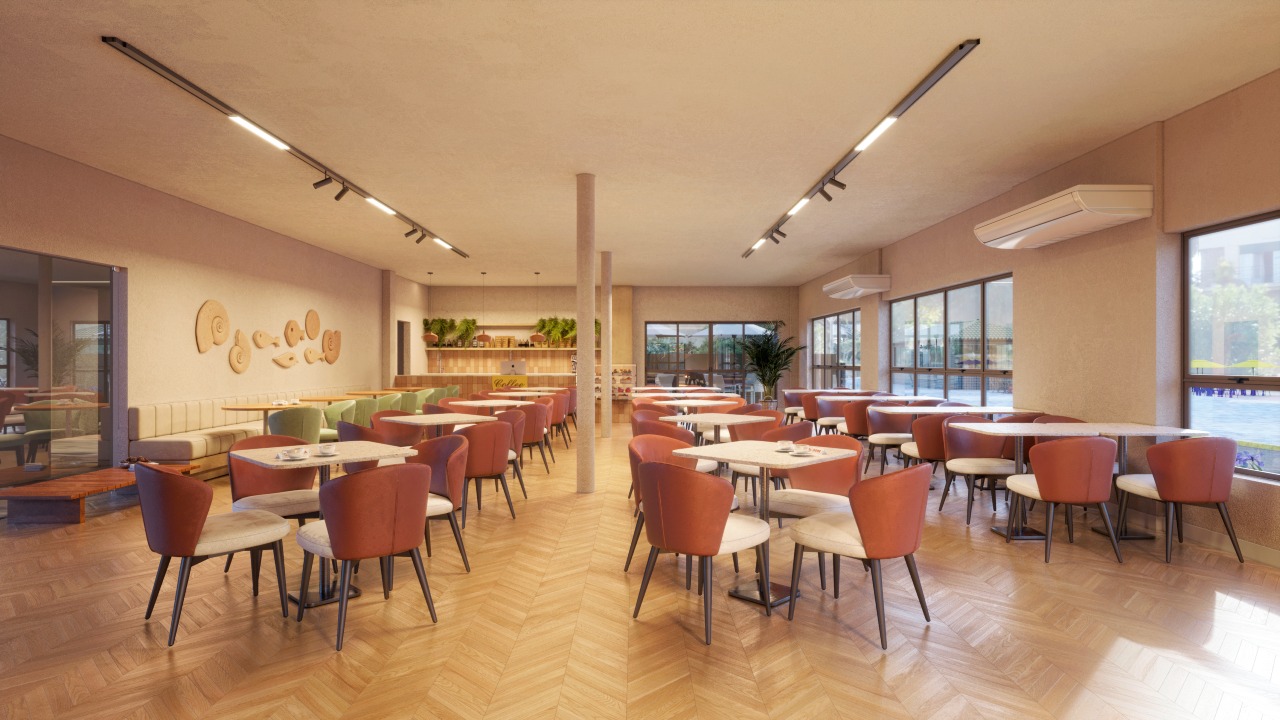 Apartamento 1 quarto ( ) para à venda em Praia de Tamandaré - Tamandaré - Villa Arcos Residence - CTI imobiliaria: Coffe Shop