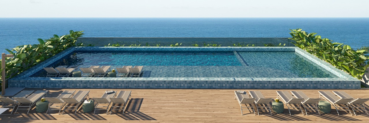 Apartamento 1 até 1 quartos ( 0 até 0 suítes ) para à venda em Tamandaré - Tamandaré - Villa Arcos Residence - CTI imobiliaria: Piscina 