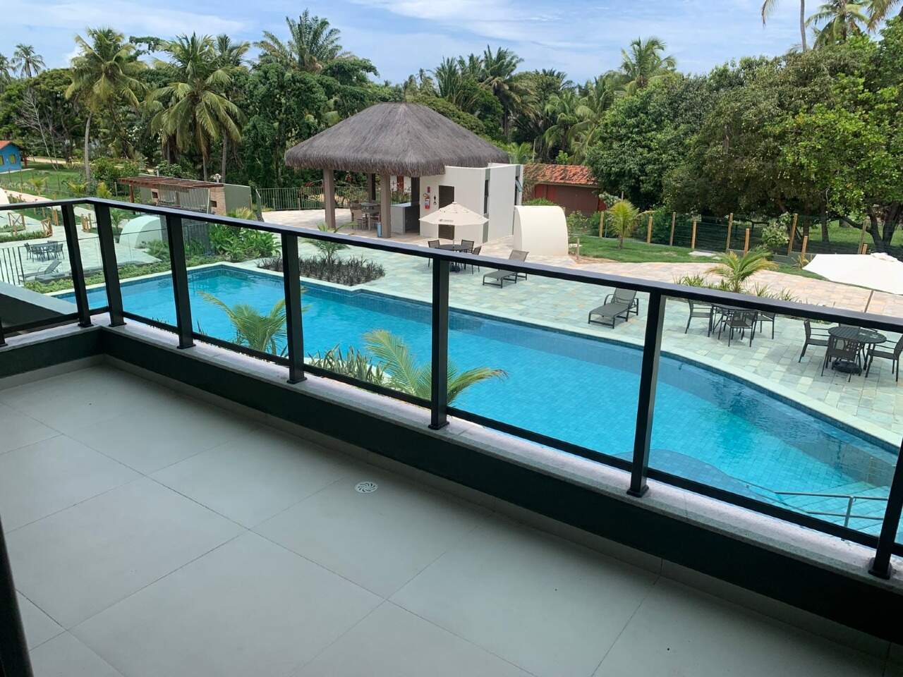 Apartamento 2 quartos ( 1 suíte ) para à venda em Praia dos Carneiros - Tamandaré - Galápagos Beach Residence - CTI imobiliaria: Varanda do apto