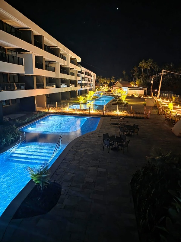 Apartamento 3 quartos ( 2 suítes ) para à venda em Carneiros - Tamandaré - Galápagos Beach Residence - CTI imobiliaria: Fachada e Piscina 