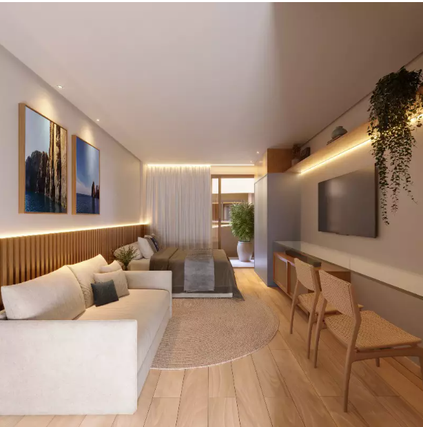 Studio 1 quarto ( ) para à venda em Centro - Tamandaré - Mar dos Corais - CTI imobiliaria: Stúdio