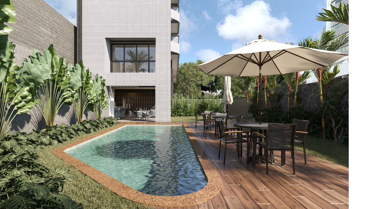 Apartamento 1 até 2 quartos ( 0 até 1 suítes ) para à venda em Paissandu - Recife - Edifício Palácio Paissandu - CTI imobiliaria: Piscina 
