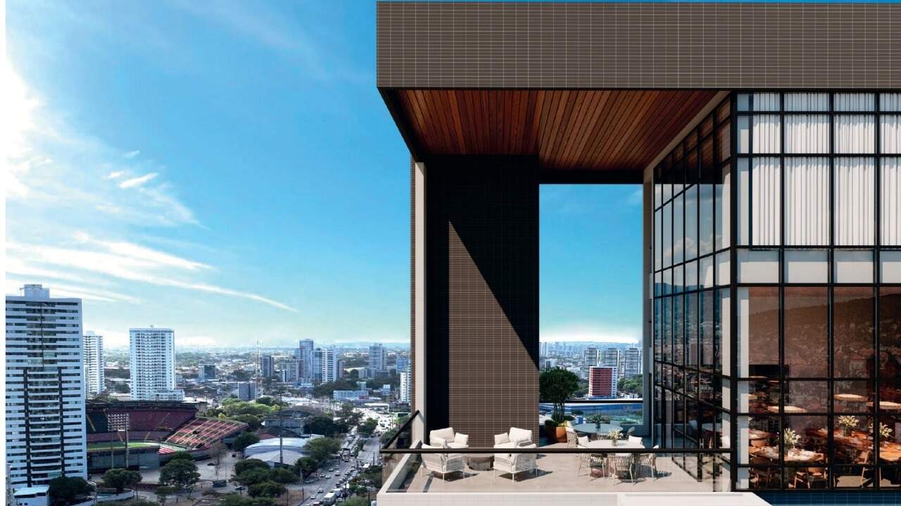 Apartamento 1 até 2 quartos ( 0 até 1 suítes ) para à venda em Paissandu - Recife - Edifício Palácio Paissandu - CTI imobiliaria: Terraço com vista panorâmica 