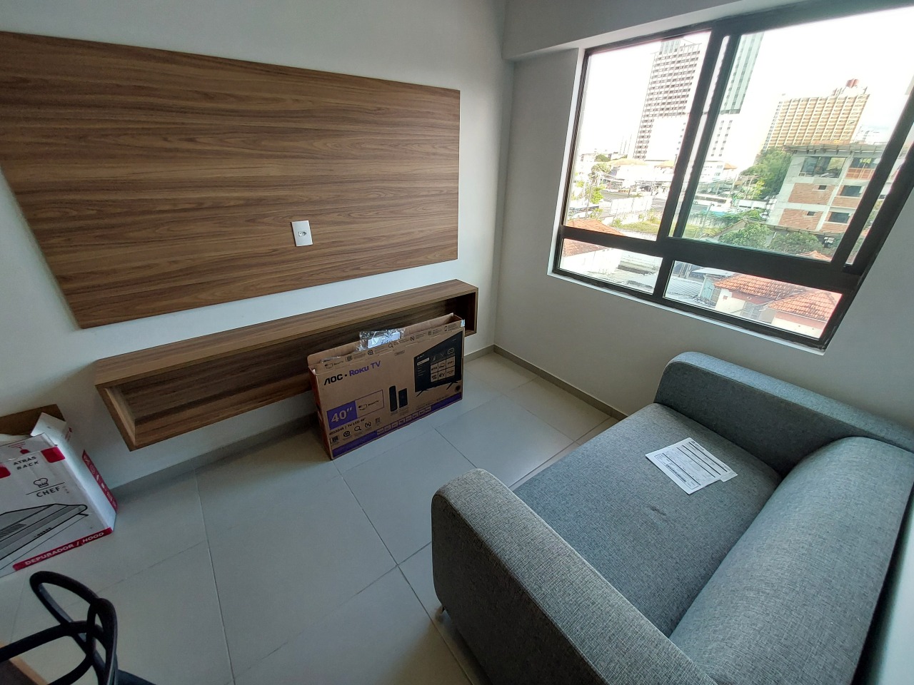 Apartamento 1 quarto ( 1 suíte ) para para aluguel em Boa Vista - Recife - Edifício Palácio Boa Vista - CTI imobiliaria: 