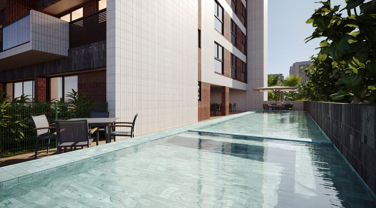 Flat 1 quarto ( ) para à venda em Cidade Universitária - Recife - Smart 100 Connect Living - CTI imobiliaria: piscina 