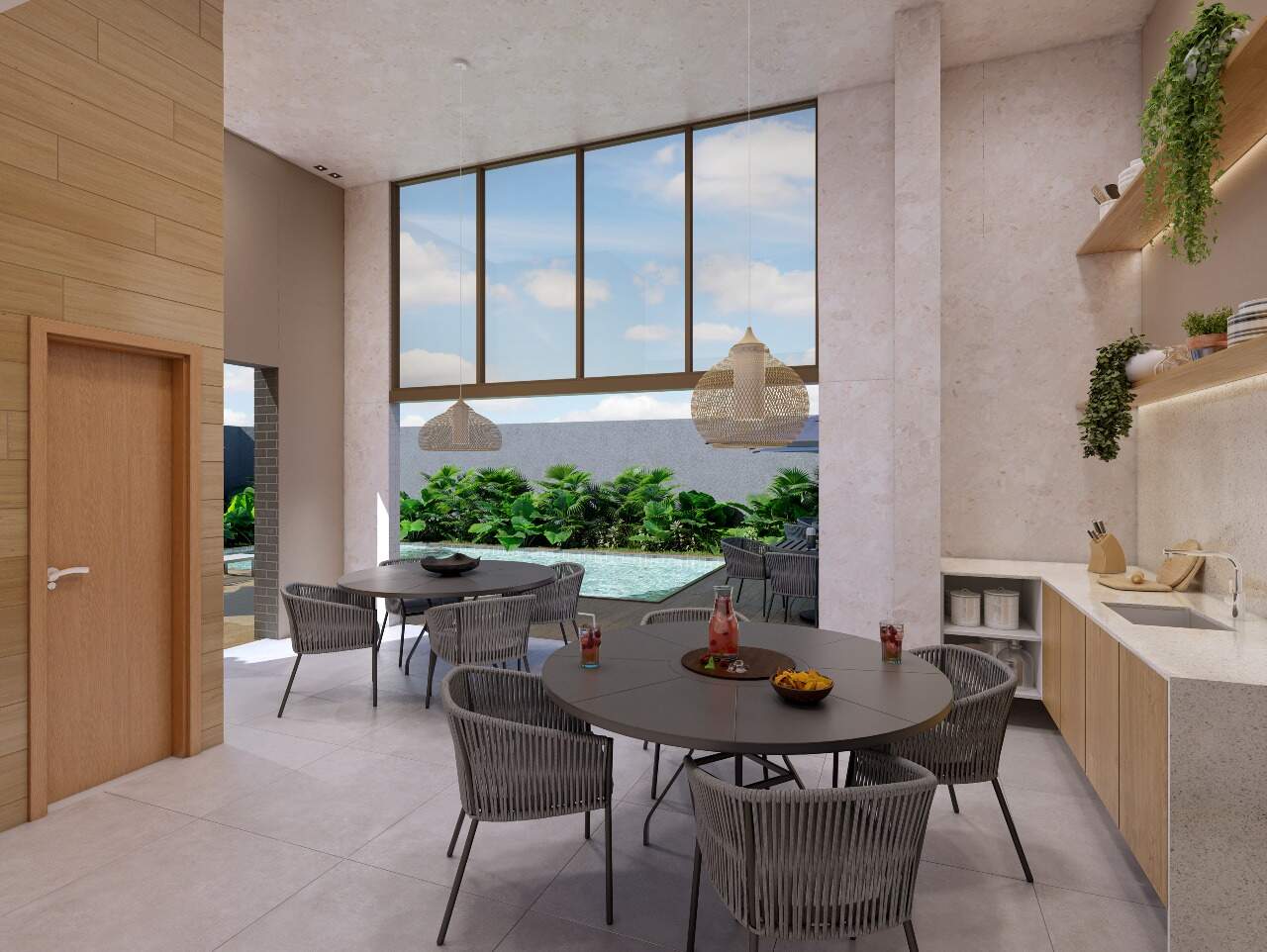 Apartamento 4 quartos ( 2 suítes ) para à venda em Espinheiro - Recife - Palácio das Laranjeiras - CTI imobiliaria: Espaço Gourmet