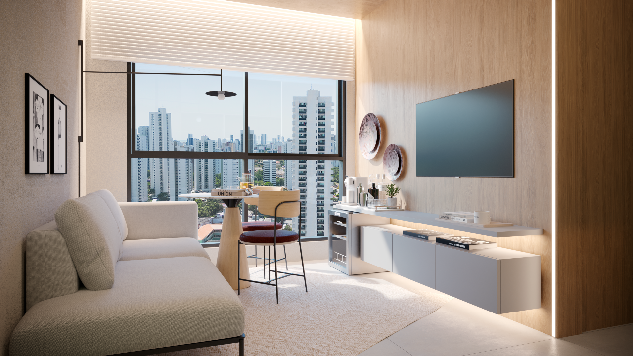 Studio 1 quarto ( ) para à venda em Madalena - Recife - Madã Stúdios - CTI imobiliaria: Studio padrão 1