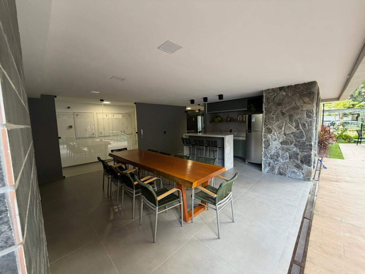Apartamento 1 quarto ( ) para à venda em Espinheiro - Recife - Terraço 48 - CTI imobiliaria: área gourmet