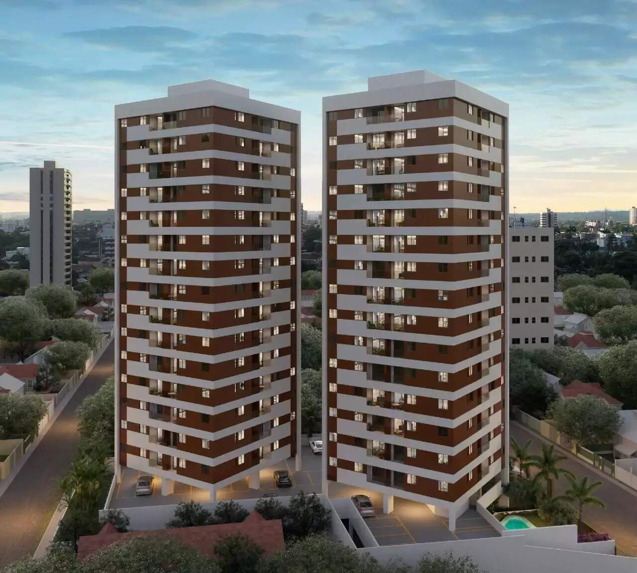 Apartamento 3 quartos ( 1 suíte ) para à venda em Cordeiro - Recife - Edifício Brisa dos Nobres - CTI imobiliaria: Fachada 