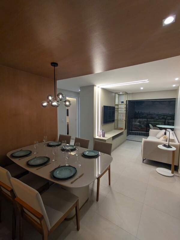 Apartamento 2 quartos ( 1 suíte ) para à venda em Cordeiro - Recife - Praça das Macieiras - CTI imobiliaria: Sala para 2 ambientes 
