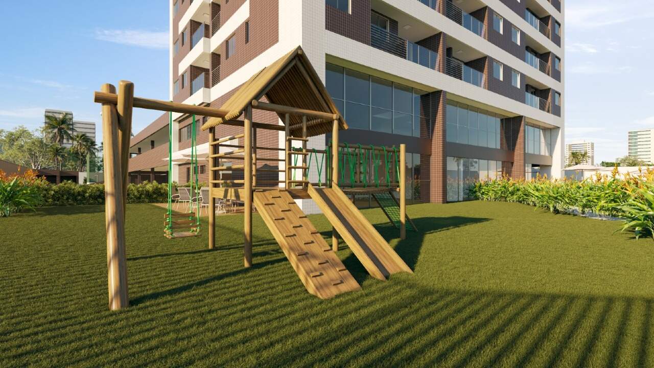 Apartamento 3 quartos ( 1 suíte ) para à venda em Várzea - Recife - Edifício Praça dos Jequitibás - CTI imobiliaria: Playground 