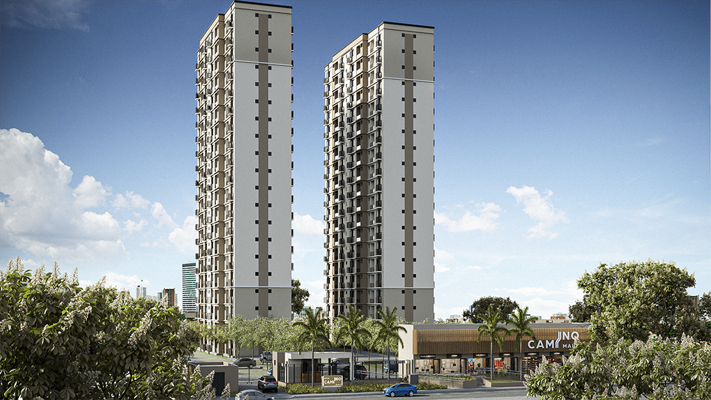 Apartamento 2 quartos ( 1 suíte ) para à venda em Iputinga - Recife - Pátio Camino - CTI imobiliaria: Fachada 