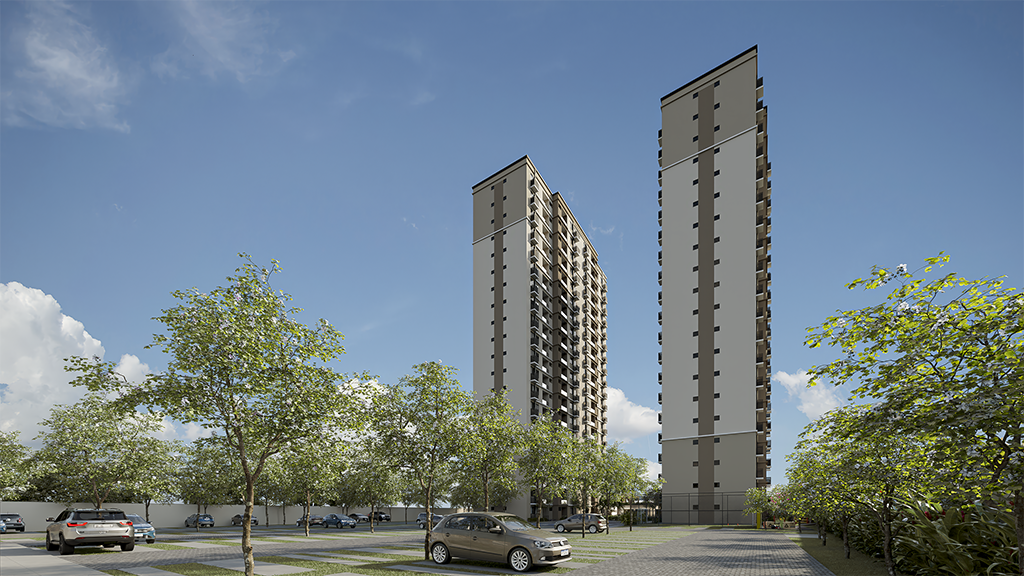 Apartamento 2 quartos ( 1 suíte ) para à venda em Iputinga - Recife - Pátio Camino - CTI imobiliaria: Fachada 